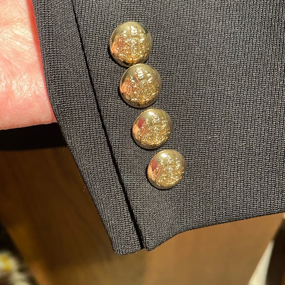 Black Ralph Blazer with Gold Accents - Picture 6 of 7